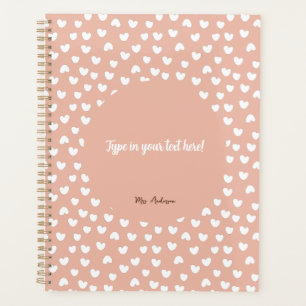 personalized binder, boho binder, pattern boho  planner
