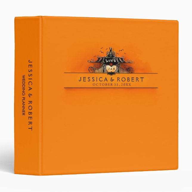 Personalized Binder - Halloween Love (Front/Spine)