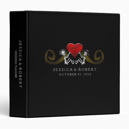 Personalized Binder - Skeletons with Heart