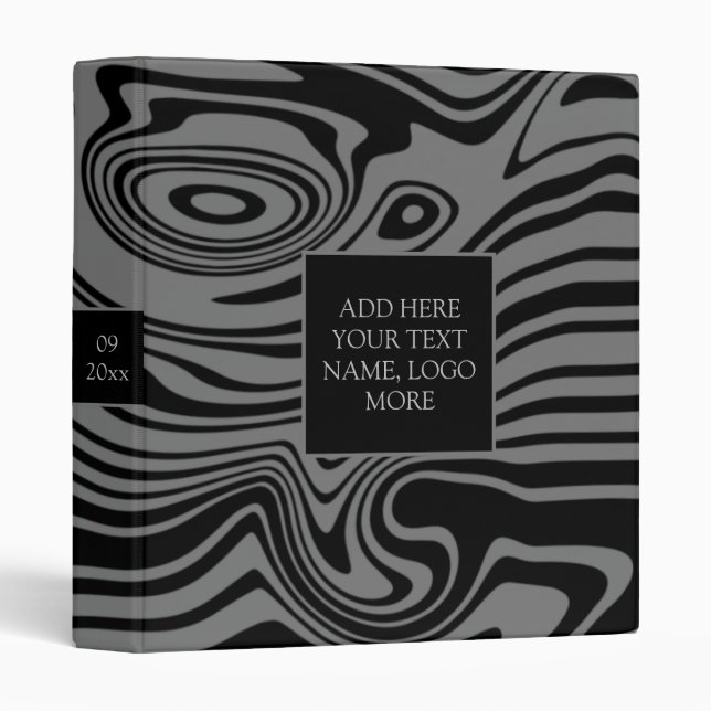 Personalized Binder with Custom Text and Color (Front/Spine)