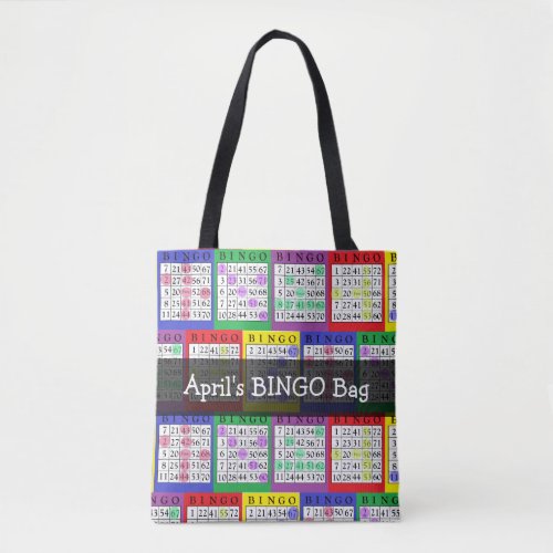 Personalized  BINGO Bag