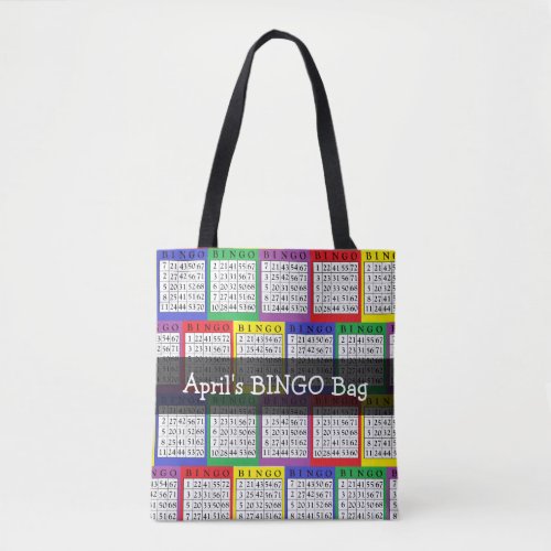 Personalized  BINGO Bag