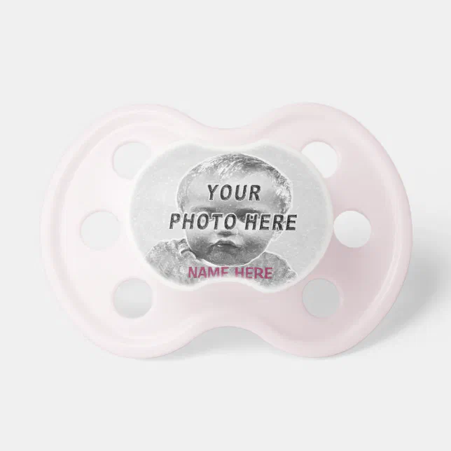 Personalized Binkies with Name and Photo Pacifier Zazzle
