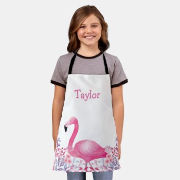 Personalized Bird Kids Apron by OS_Designs at Zazzle