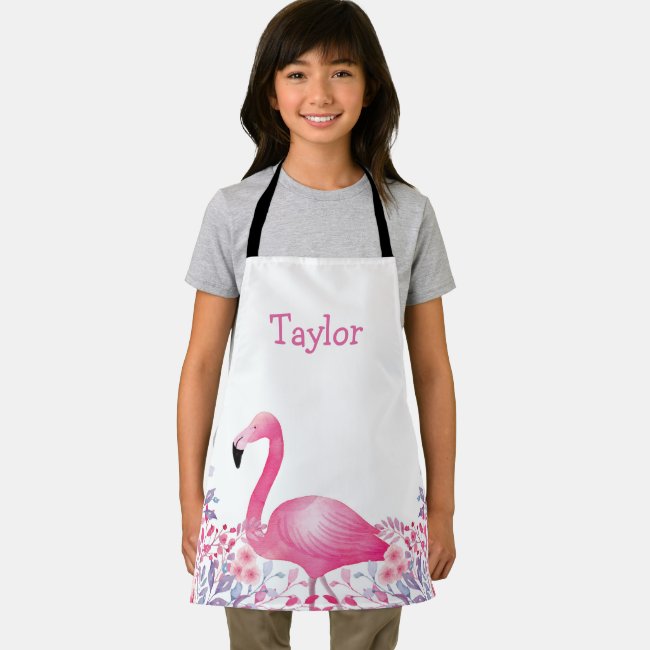 Personalized Bird Kids Apron