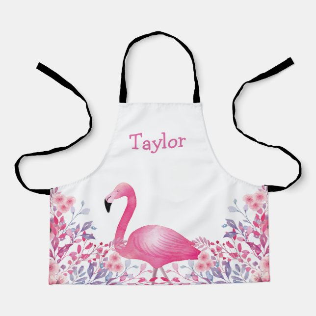 Personalized Bird Kids Apron (Front)