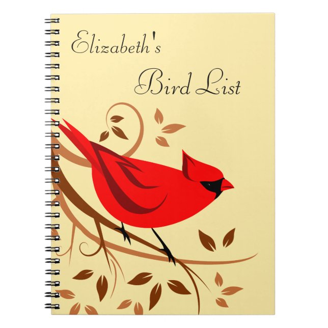 Personalized Bird Watcher Journal (Front)