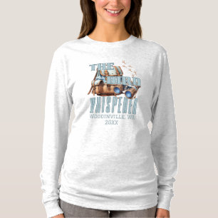 Personalized Bird Watching Location Date Name T-Shirt