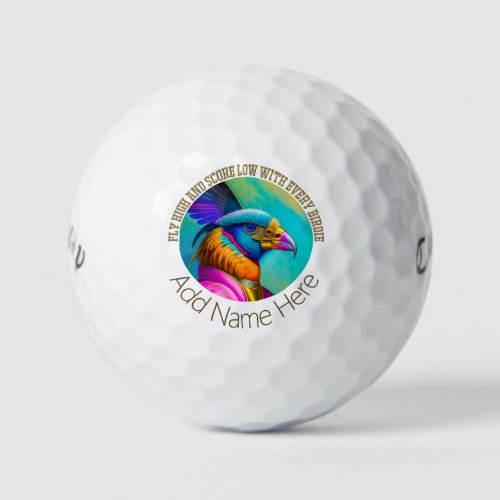 Personalized Birdie _ Callaway Warbird Golf Balls