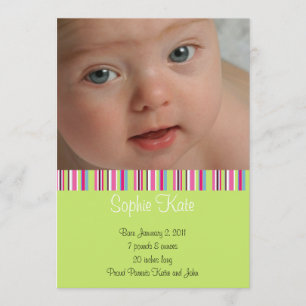 Personalized Birth Announcement