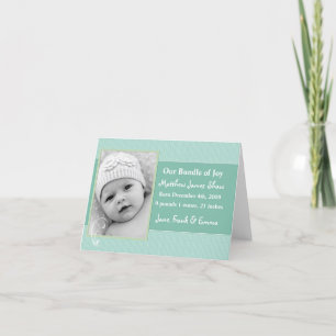 Personalized Birth Announcement Card