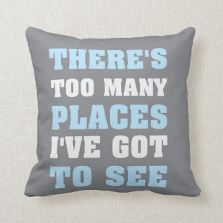 Personalized Birth Details Airplanes Pillow