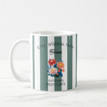 Personalized Birth Flower Mug