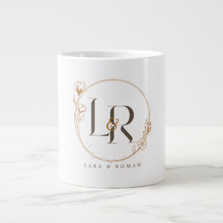 Personalized Birth Flower Tumbler With Name Giant Coffee Mug