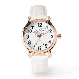  Personalized Birth Flower Watch