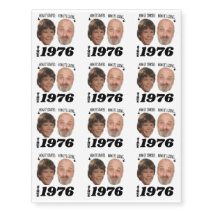Personalized Birth Year Photo Custom Faces & Year Temporary Tattoos