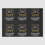 Personalized Birthday Add Name Legendary Father Tissue Paper<br><div class="desc">.Vintage design any year "Original Quality Legendary Inspiration" tissue paper for that special dad. Add the name and year as desired in the template fields creating a unique 40th, 50th, 60th or any birthday celebration item. Team this up with the matching gifts, party accessories, and clothing available in our store...</div>