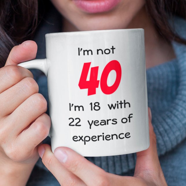 Personalized Birthday Age Coffee Mug (Creator Uploaded)