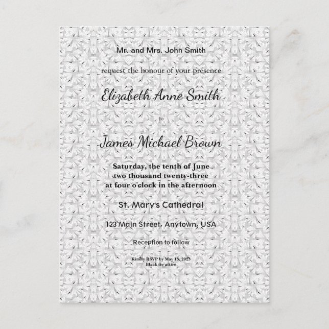 Personalized Birthday & Anniversary Postcard (Front)