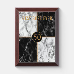 Personalized Birthday Award Plaque Your Boss Gift