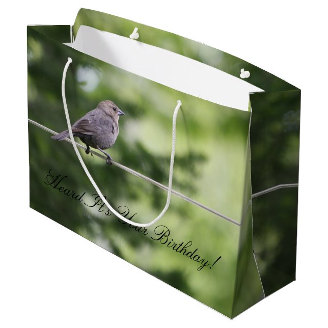 Personalized Birthday Bag (Back Angled)