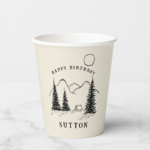Personalized Birthday Camping