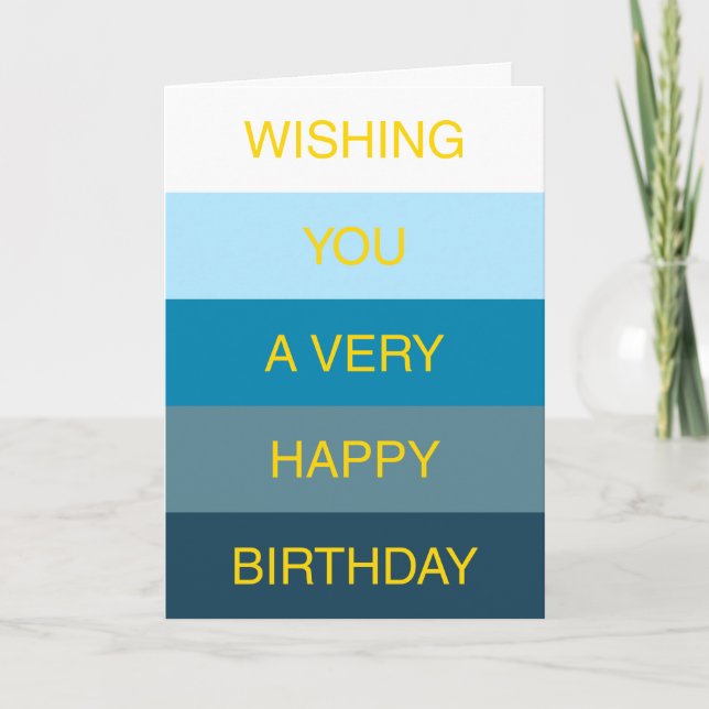  Personalized  birthday card (Front)