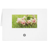 Personalized Birthday Card Floral Chic (Back Horizontal)