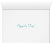 Personalized Birthday Card Floral Chic (Inside Horizontal (Bottom))