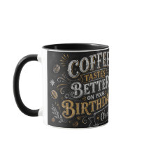 Personalized Birthday Coffee Mug