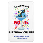 Personalized Birthday Cruise Anchor Cocktail
