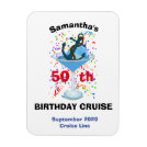 Personalized Birthday Cruise Anchor Cocktail Magnet Personalized Birthday Cruise Anchor Cocktail Magnet