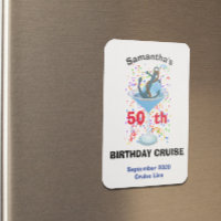 Personalized Birthday Cruise Anchor Cocktail