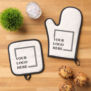 Personalized Birthday Custom Idea Create Your Own Oven Mitt & Pot Holder Set