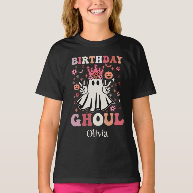 Personalized Birthday Ghoul T-Shirt (Front)