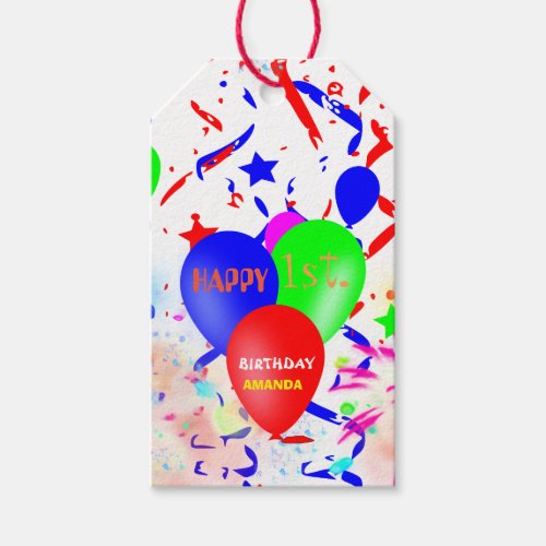 Personalized Birthday gift Gift Tags