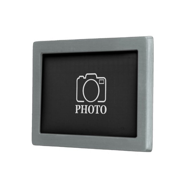 Personalized Birthday Gift Idea Upload Your Photo Belt Buckle (Front Right)