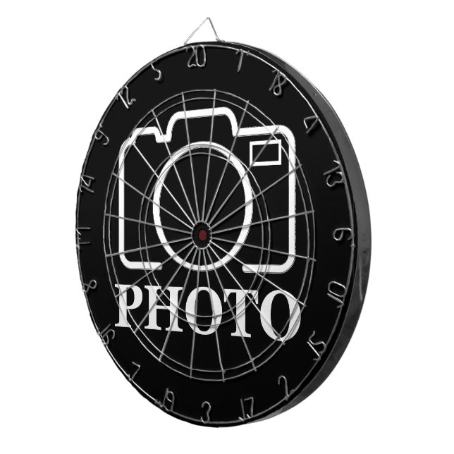 Personalized Birthday Gift Idea Upload Your Photo Dart Board (Front Right)
