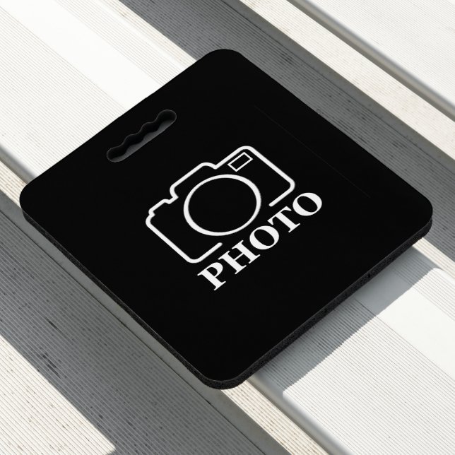 Personalized Birthday Gift Idea Upload Your Photo Seat Cushion (In Situ)