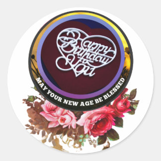    Personalized Birthday Gift Sticker