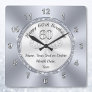 Personalized, Birthday Gifts for 60 year old Woman Square Wall Clock