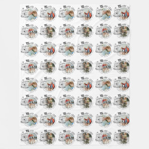 Personalized Birthday Gifts For Grandson Fleece Blanket