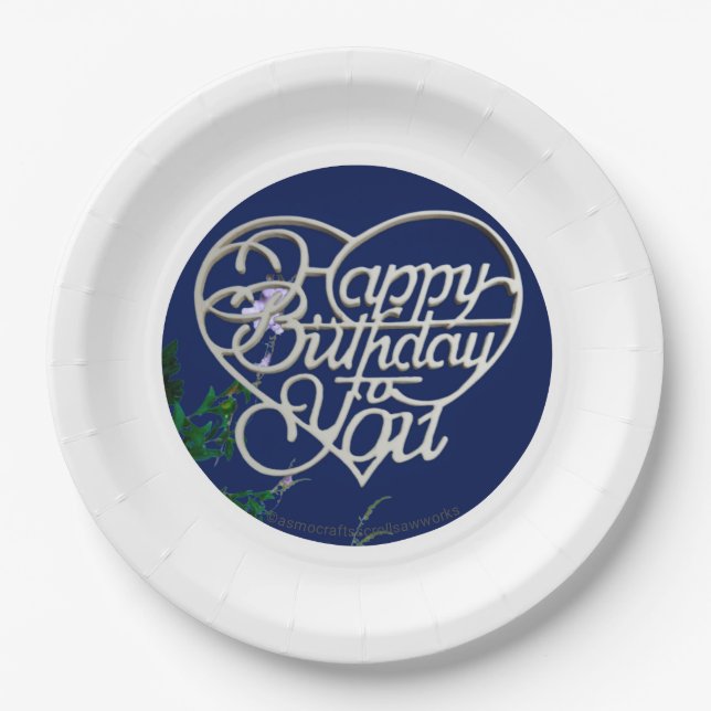 Personalized Birthday Gifts  Paper Plates (Front)