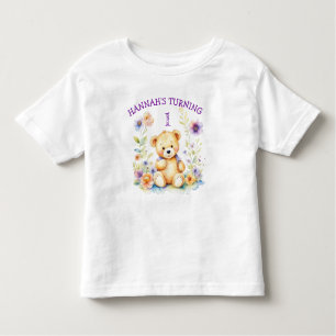 Personalized Birthday Girl  Toddler T-shirt