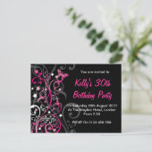 Personalized Birthday Invitations (Standing Front)