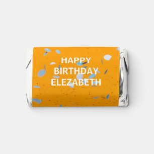 Personalized Birthday Miniature Candy Bar Wrapper Hershey's Miniatures