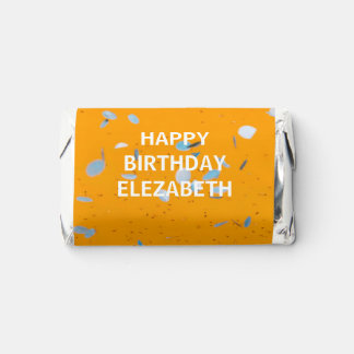 Personalized Birthday Miniature Candy Bar Wrapper  Hershey's Miniatures