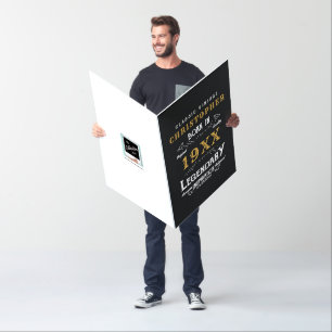 Personalized Birthday Monogram Legendary Father Card