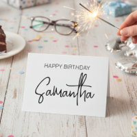 Personalized Birthday Monogram name Calligraphy