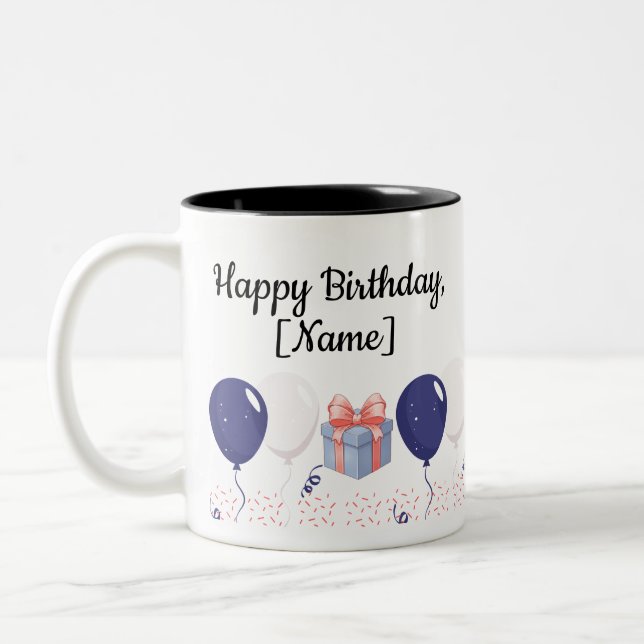 Personalized Birthday Mug (Left)